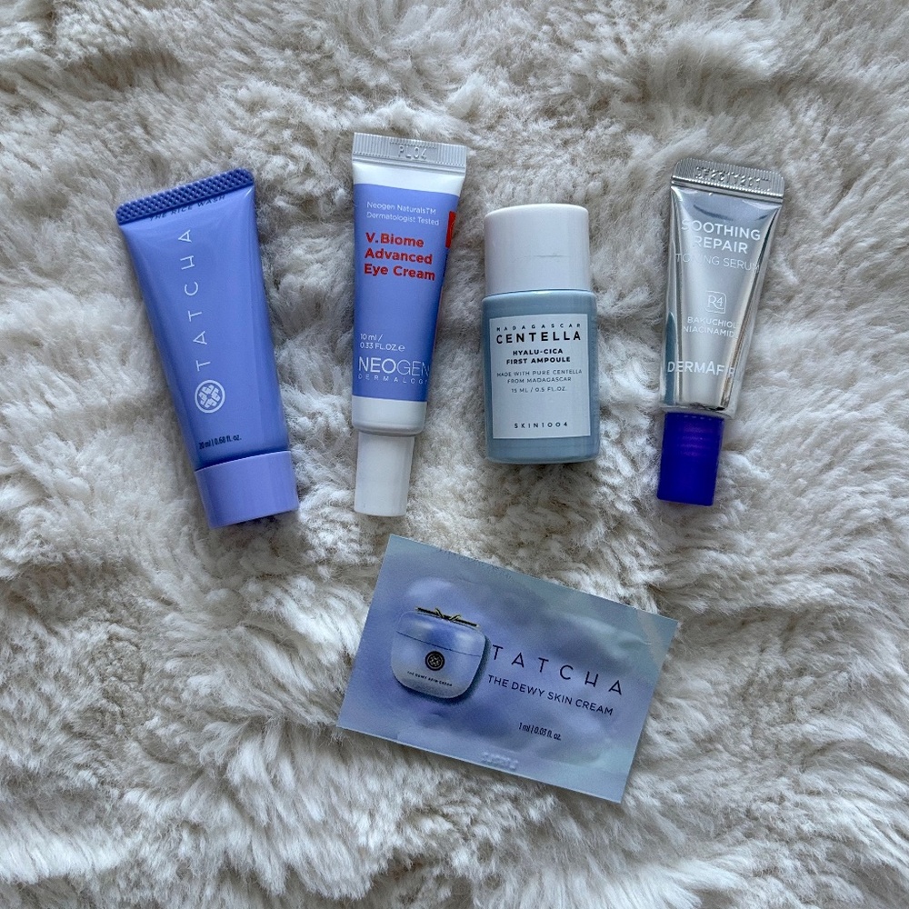 Asian Skincare Minis (Tatcha, NEOGEN Dermalogy, SKIN1004, DERMAFIRM)